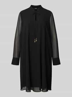 Joop! Knielange jurk met opstaande kraag model 'Delilah'