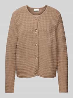 NEO NOIR Gebreid jack met knoopsluiting model 'Limone'