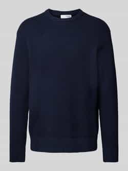 Selected Homme Blauwe Crew Neck Sweater Casual Herfst Winter Blue Heren