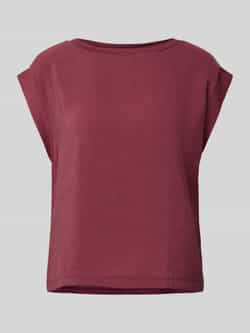 Opus T-shirt met kapmouwen model 'Silkisi'