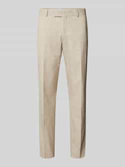 Strellson Regular fit pantalon met persplooien