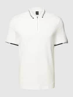 Armani Exchange Poloshirt met labeldetails