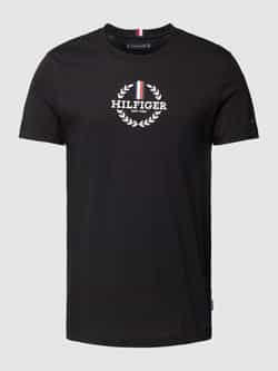 Tommy Hilfiger Slim fit T-shirt met ronde hals