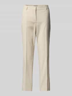 Christian Berg Woman Selection Regular fit stoffen broek met persplooien