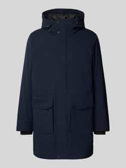 Tom Tailor Denim Regular fit lange parka van waterdicht materiaal