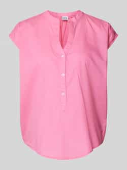 Emily Van den Bergh Straight fit blousetop met tuniekkraag