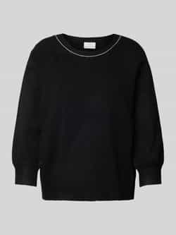 Kaffe Gebreide pullover met ribboorden model 'meridith'