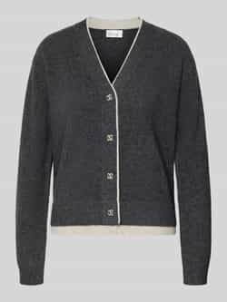 My Essential Wardrobe Cardigan van wol met V-hals model 'Tracy'