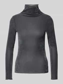 LUISA CERANO Shirt met lange mouwen en opstaande kraag