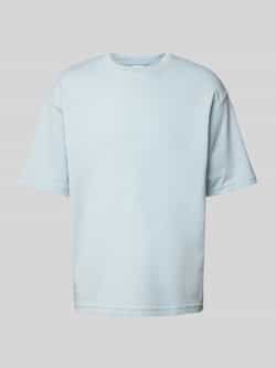 SELECTED HOMME loose fit T-shirt SLHLOOSEOSCAR lichtblauw