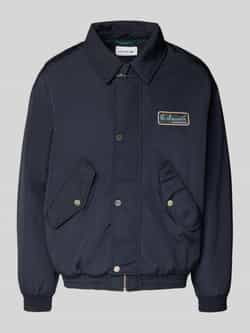 Lacoste Regular fit bomberjack met platte kraag