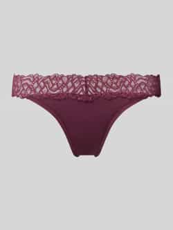 Calvin Klein Stringtanga THONG met kant op de band