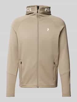 Peak Performance Sweatjack met labelprint model 'Rider'