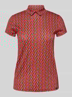 Marc Cain Slim fit T-shirt met polokraag