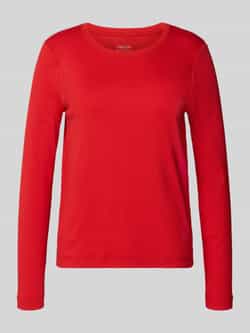 Marc Cain Shirt met lange mouwen van katoenmix