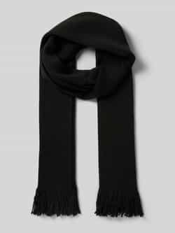 Christian Berg Men Sjaal van wolmix met franjes