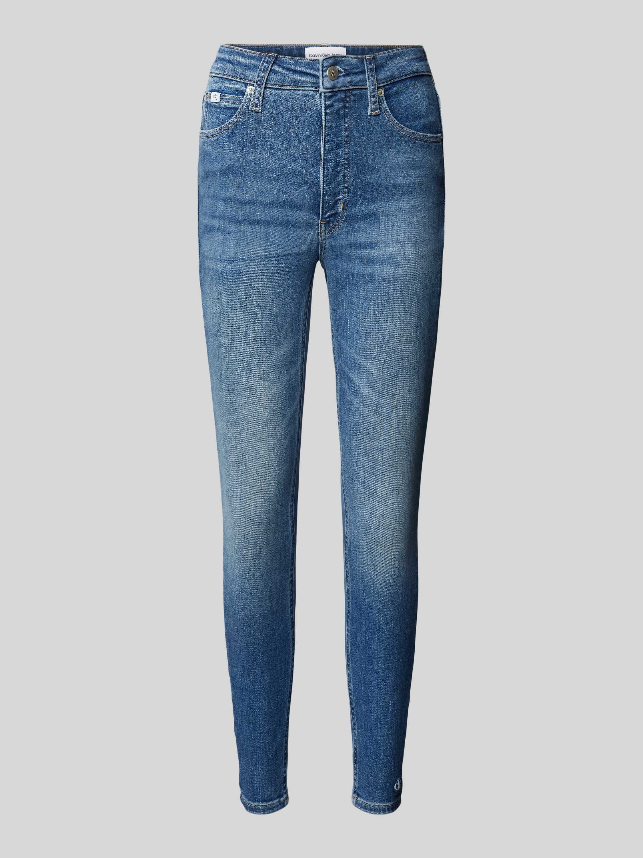 Calvin Klein Jeans Skinny Jeans Herfst Winter Collectie Blue Dames