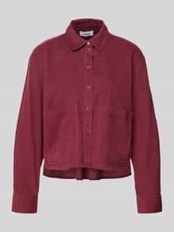 S.Oliver RED LABEL Boxy fit corduroy blouse van een mix van katoen en viscose