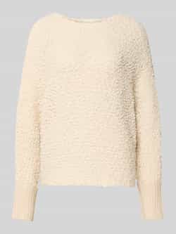 Apricot Gebreide pullover met ronde hals