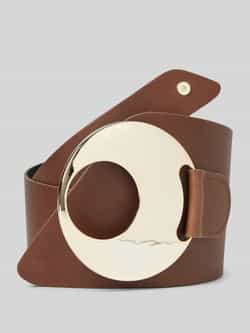 Vanzetti Leren riem In asymmetrisch model