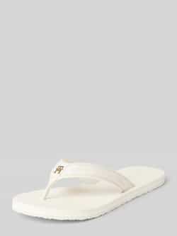 Tommy Hilfiger Teenslippers met riempje en TH-logo