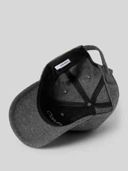 Calvin Klein Baseball pet WOOL BB CAP met logo-patch van leer unisex