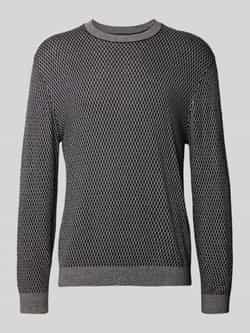 Armani Exchange Gebreide pullover met zijde