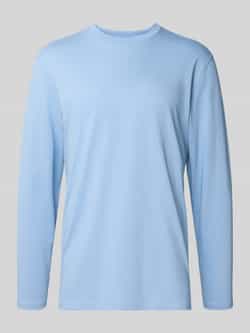 RAGMAN Shirt met lange mouwen en geribde ronde hals