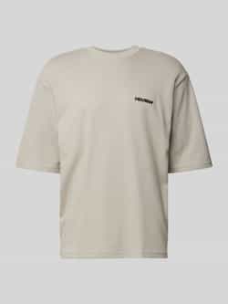 REVIEW Oversized T-shirt met labelprint