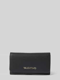 VALENTINO BAGS Portemonnee met labelapplicatie model 'ZERO RE'