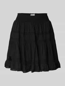 NEO NOIR Minirok met gehaakt kant model 'Callia'
