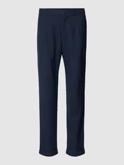MCNEAL Tapered fit stoffen broek met structuurmotief