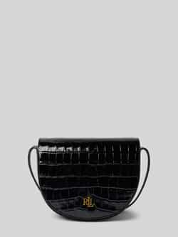 Lauren Ralph Lauren Handtas van runderleer met labelapplicatie