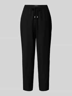 Christian Berg Woman Tapered fit stoffen broek met steekzakken