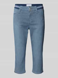 Angels Slim fit capribroek met steekzakken model 'Ana'