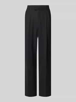 MCNEAL Regular fit pantalon met viscose en persplooien
