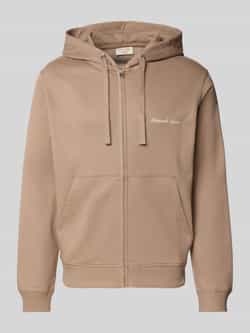 Jack & jones Sweatjack met kangoeroezak en ritssluiting