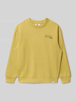 Garcia Sweatshirt met motiefprint aan de achterkant