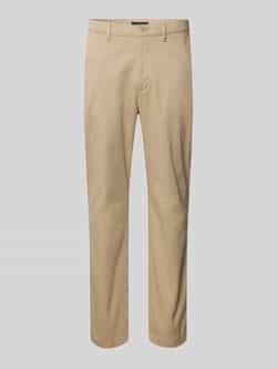 Tommy Hilfiger Chino DENTON CHINO SATIN met achterzakken met knoop logo-borduursel
