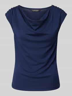 Lauren Ralph Lauren T-shirt met cascadehals model 'PRIYANNE'