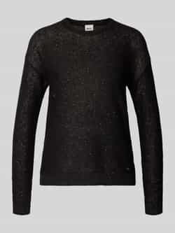 BRAX Gebreide pullover van wolmix met pailletten model 'Lesley'