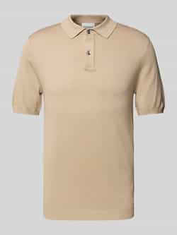 Roy Robson Poloshirt met korte knoopsluiting