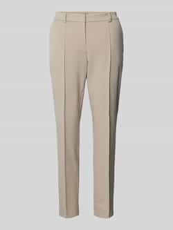 Christian Berg Woman Selection Tapered fit pantalon met vaste bandplooien