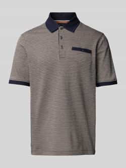 Bugatti Poloshirt met labeldetail