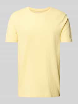 MCNEAL T-shirt met geribde ronde hals