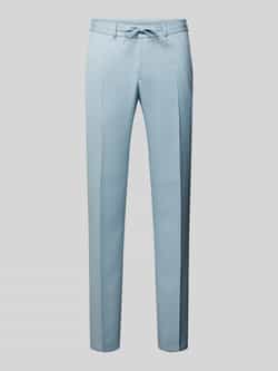 Zuitable Slim fit pantalon met persplooien model 'SPARTAFLEX'