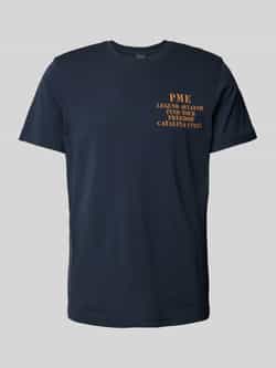 PME Legend T-shirt met statement- en labelprint