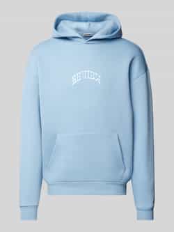 REVIEW Hoodie met labelstitching