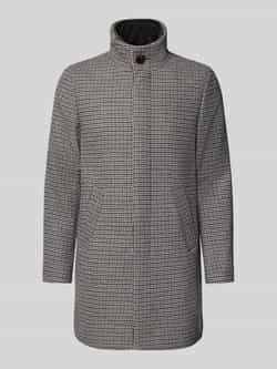 Matinique Slim fit lange jas met wol model 'HARVEY'
