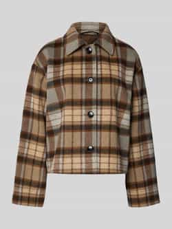 Jake*s Collection Jack met platte kraag en knoopsluiting